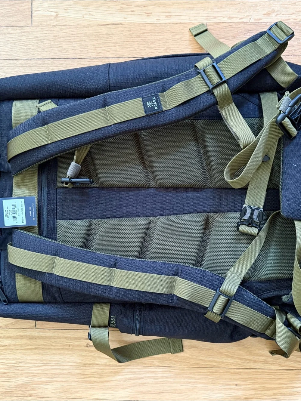 NWT: Roark 5 Day Mule 55L Bag, new with tag, Black